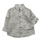 Lalalu' Camicia Manica Lunga Tinta Unita con Stampa per Neonato CML130PBX BEIGE LALALU' 