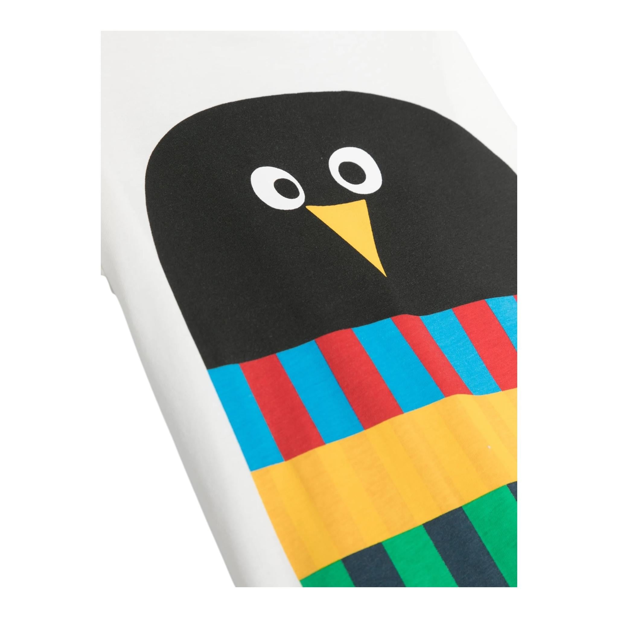 STELLA McCARTNEY t-shirt girocollo tinta unita con stampa in contrasto Bianco per Neonato TT8661 BIANCO STELLA McCARTNEY 