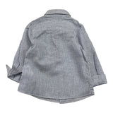 Daniele Alessandrini Plain Shirt With White Striped Pattern For Newborn