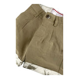 Cesare Paciotti Bermuda Solid Color with Adjustable Waist Beige for Boys