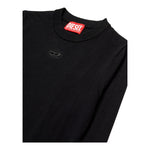 Diesel Maglia Girocollo Tinta Unita per Bambino J02277 NERO DIESEL 