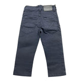 Cesare Paciotti Plain Trousers With Adjustable Waistband Blue For Boys