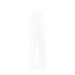 Saint Barth Tuta Intera Tinta Unita Traforata per Bambina TEM001 BIANCO SAINT BARTH 