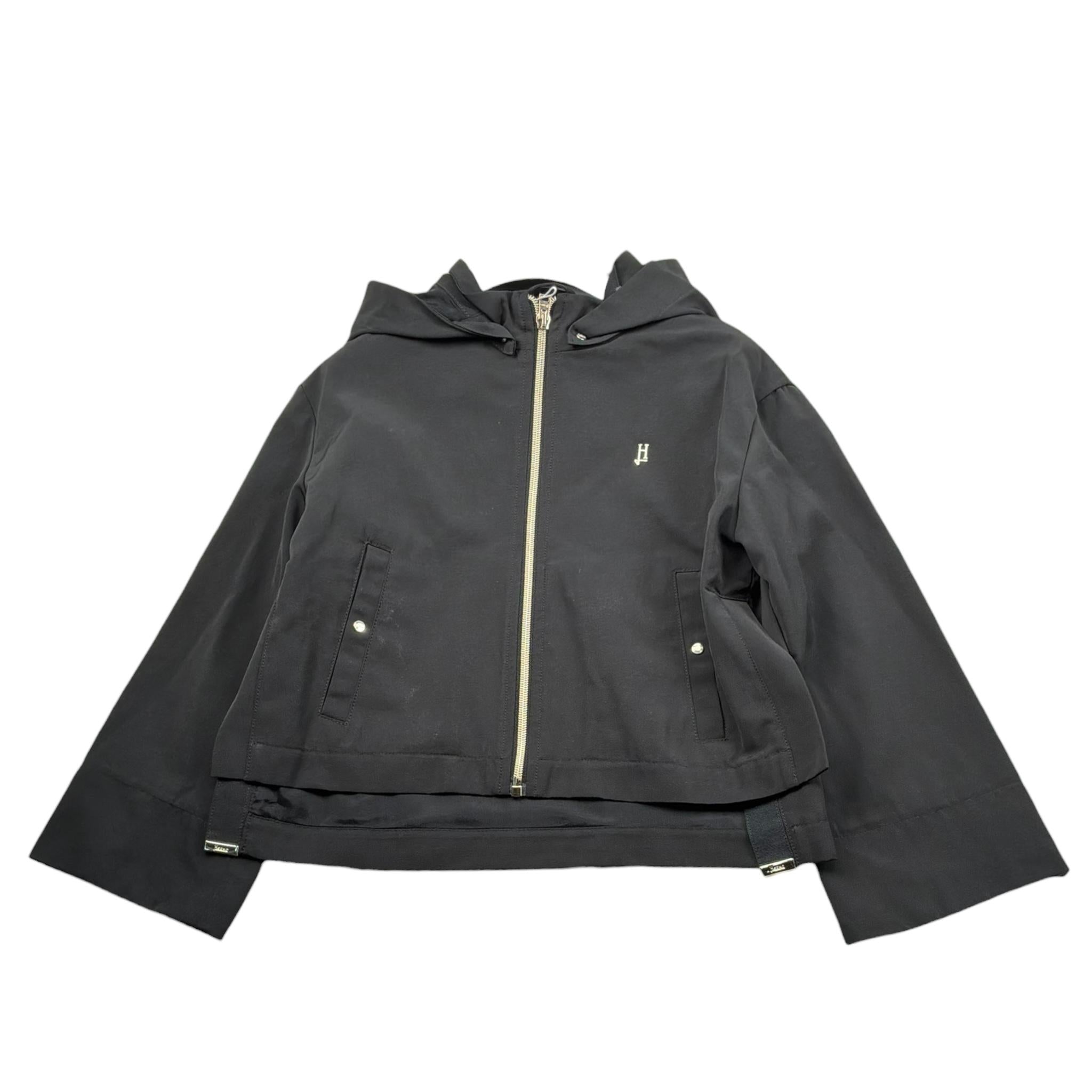 Herno Giubbino Tinta Unita con Zip per Bambina GI000082G NERO HERNO 
