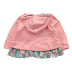 MOUSSE felpa tinta unita con zip e cappuccio Rosa per Neonata HKZR361PN ROSA MOUSSE 