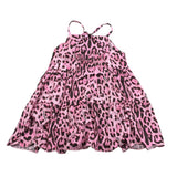 4Giveness Abito Tinta Unita con Fantasia Maculata per Neonata FGCN3965 ROSA 4GIVENESS 