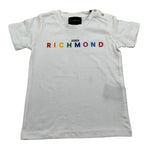 John Richmond T-Shirt Girocollo tinta unita con Stampa Bianco per Neonato RIP21046TS BIANCO JOHN RICHMOND 