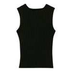 Twinset Canotta Tinta Unita con Logo per Bambina 251GJ3413 NERO TWINSET 