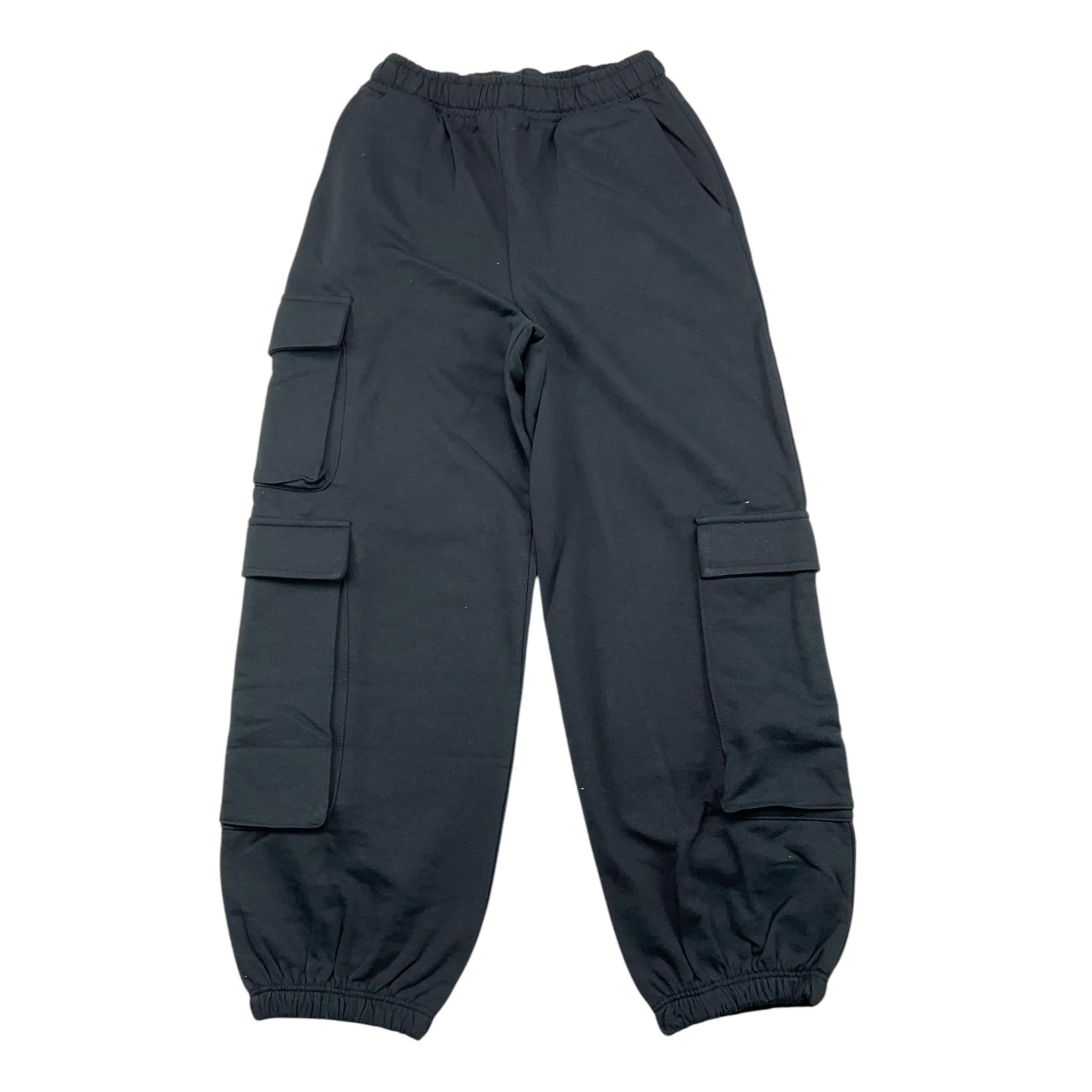 NAME.IT pantalone tuta tinta unita con tasconi Nero per Bambino 13232596 NERO NAME.IT 