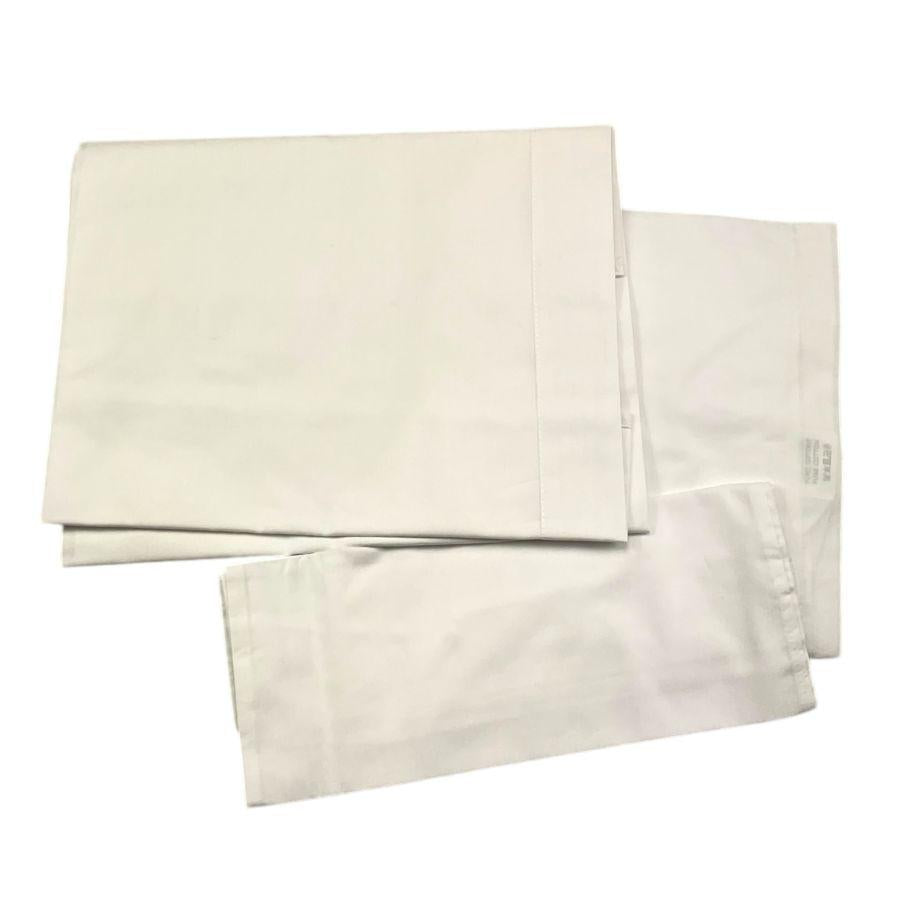 LE BEBE' set 3 pezzi lenzuola tinta unita cn ricami Bianco per Neonata LBG6004 BIANCO LE BEBE' 