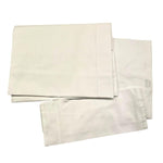 LE BEBE' set 3 pezzi lenzuola tinta unita cn ricami Bianco per Neonata LBG6004 BIANCO LE BEBE' 