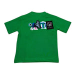 Cesare Paciotti T-Shirt Girocollo Tinta Unita con Stampa per Bambino TSP5105BXXX VERDE CESARE PACIOTTI 