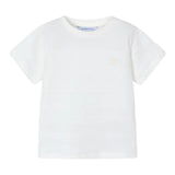 Mayoral T-Shirt In Maglia Girocollo Tinta Unita per Bambino 3028X BIANCO MAYORAL 