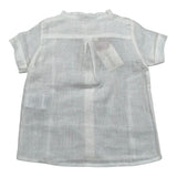 Wedoble Camicia Mezza Manica Tinta Uita per Neonato V2416914A PANNA WEDOBLE 