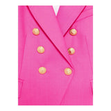 Balmain Giacca Tinta Unita con Bottoni per Bambina BW2A04 FUXIA BALMAIN 
