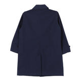 Aspesi Solid Color Coat With Blue Buttons For Boys