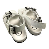 Gallucci Sandal Solid Color With Buckle White For Children
