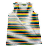 Chicco Multicolor Striped Crew Neck Tank Top For Boys