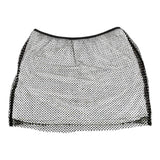 N°21 Black Mesh And Glitter Solid Color Skirt For Girls