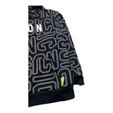 ICON felpa chiusa con cappuccio tinta unita stampa fantasia Nero per Bambino IBSW0024301 NERO ICON 