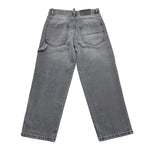 I'M BRIAN jeans tinta unita con girovita regolabile Grigio per Bambino JL2324 GRIGIO I'M BRIAN 