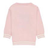 MOSCHINO maglia girocollo tinta unita con stampa in contrasto Rosa per Neonata MYW00JAX ROSA MOSCHINO 