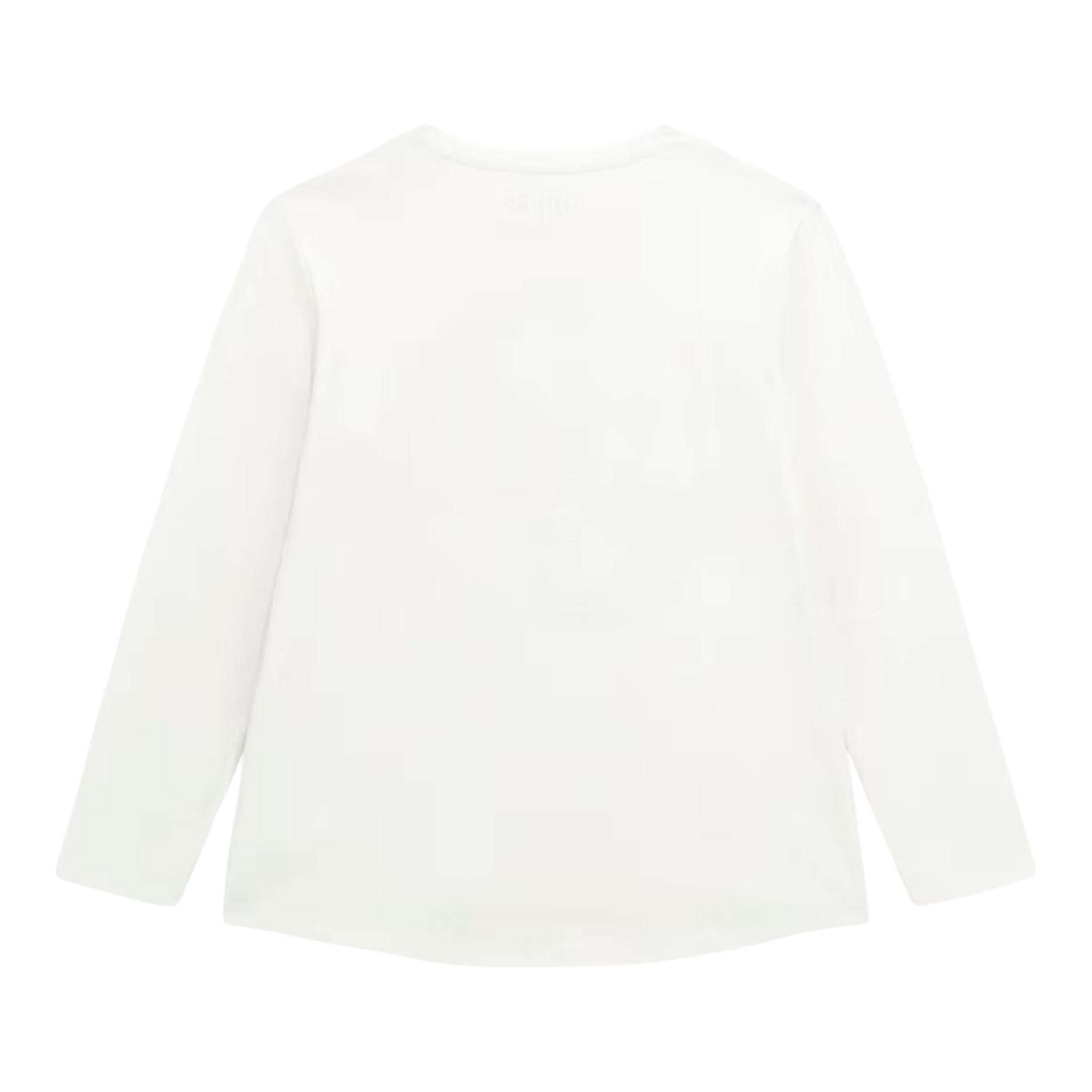 GUESS shirt tinta unita girocollo con stampa Bianco per Bambina J4YI24K6YW4 BIANCO GUESS 