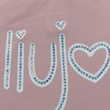 Liu Jo T-Shirt Tinta Unita con Stampa per Neonata KA3165J5003 ROSA LIU JO 