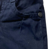 Cesare Paciotti Plain Trousers with Adjustable Waistband Blue for Newborns