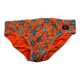 F**K Costume Modello Slip Tinta Unita con Stampa per Bambino FJ25J04SA20X08 ARANCIONE F**K 