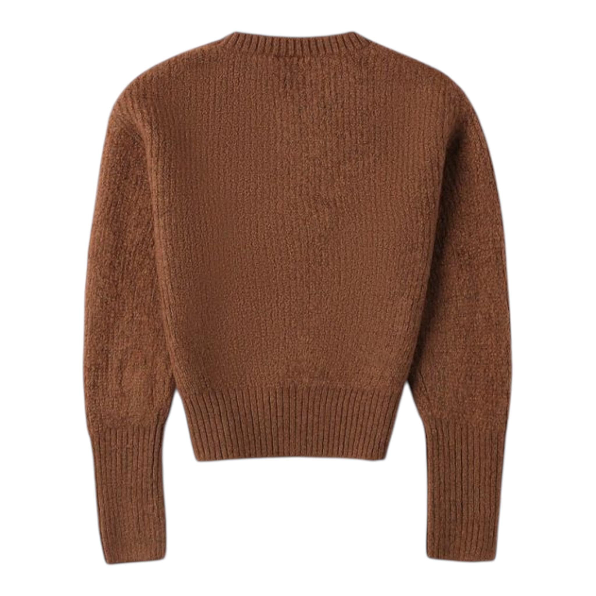 LOSAN maglia girocollo tinta unita Marrone per Bambina 4A836 MARRONE LOSAN 