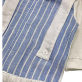 I Delfi Completo 2 Pezzi Shirt-Ghettina Bicolore per Neonato 25P5271 BIANCO/AZZURRO I DELFI 