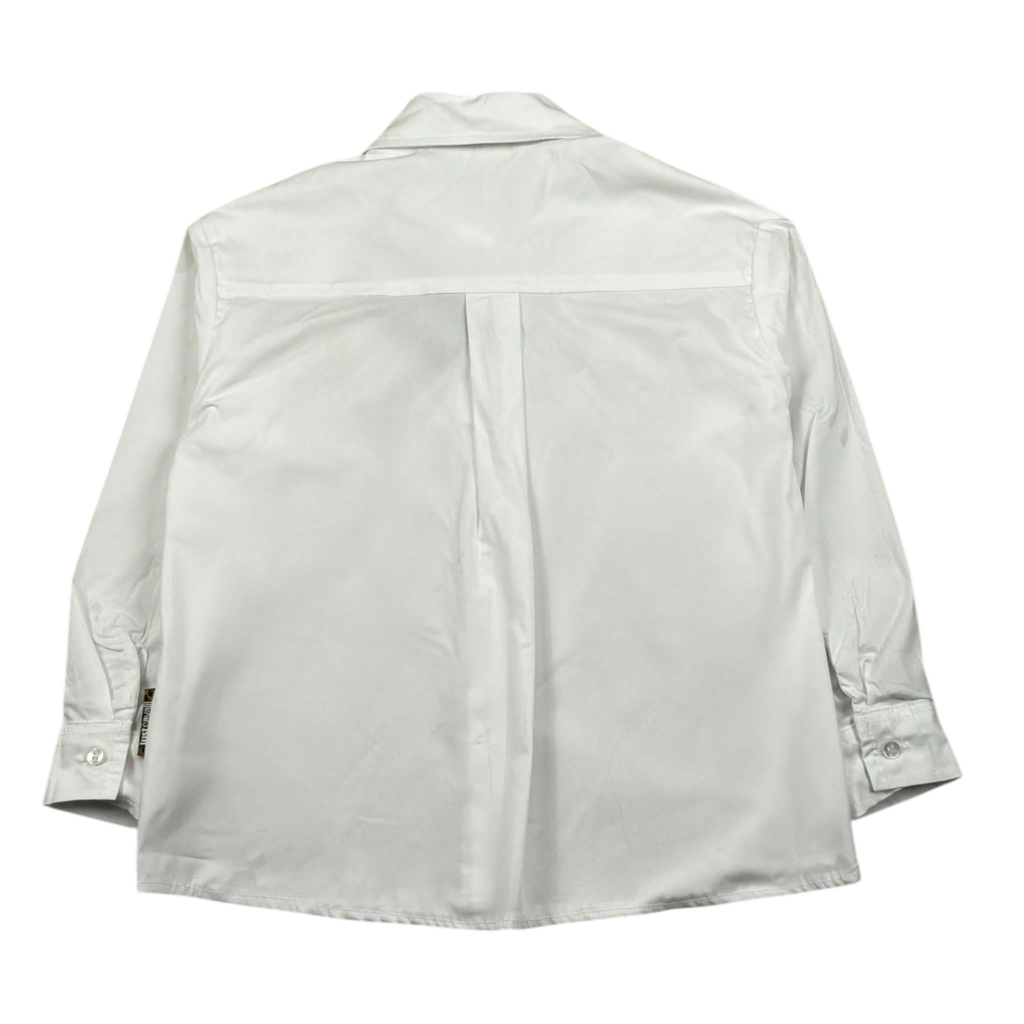 Just Cavalli Camicia Manica Lunga Tinta Unita con Ricamo per Bambina JGP26172CA BIANCO JUST CAVALLI 