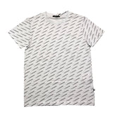 Daniele Alessandrini Crewneck T-Shirt Solid Color With Logo Prints White For Kids