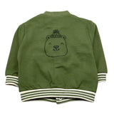 MAYORAL felpa tinta unita con bottoni Verde per Bambino 2474J VERDE MAYORAL 