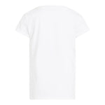 Calvin Klein T-Shirt Girocollo Tinta Unita con Logo per Bambina IG0IG02530 BIANCO CALVIN KLEIN 