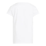 Calvin Klein T-Shirt Girocollo Tinta Unita con Logo per Bambina IG0IG02530 BIANCO CALVIN KLEIN 