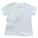 Monnalisa T-Shirt Girocollo Tinta Unita con Stampa per Neonato 28E602N BIANCO MONNALISA 