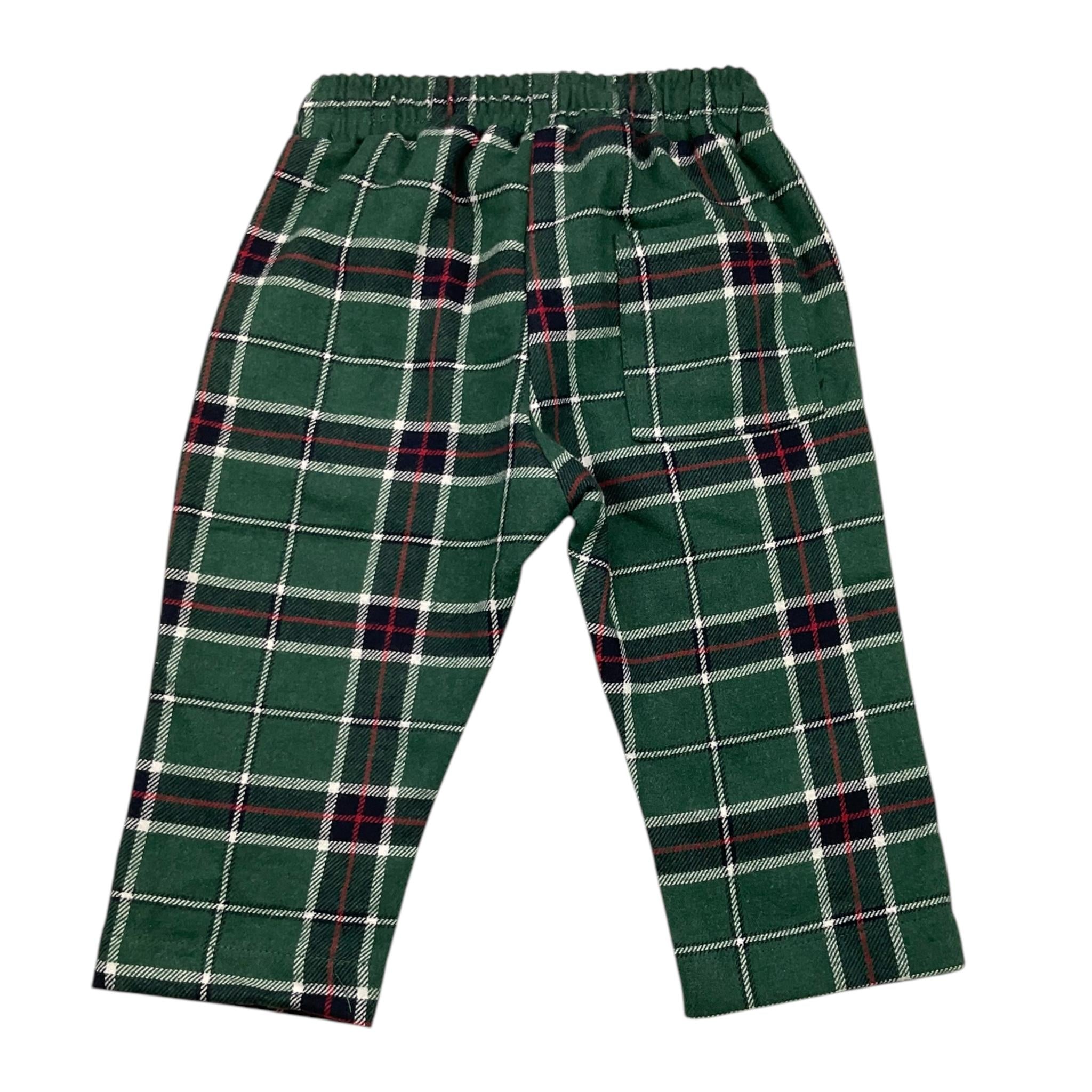 LE BEBE' pantalone fantasia scozzese Verde per Neonato LBB5168 VERDE LE BEBE' 