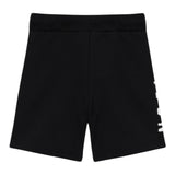 Dsquared2 Bermuda In Tuta Tinta Unita con Stampa per Bambino DQ2930 NERO DSQUARED2 