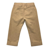 Daniele Alessandrini Plain Pants With Adjustable Waist Biscuit For Newborn