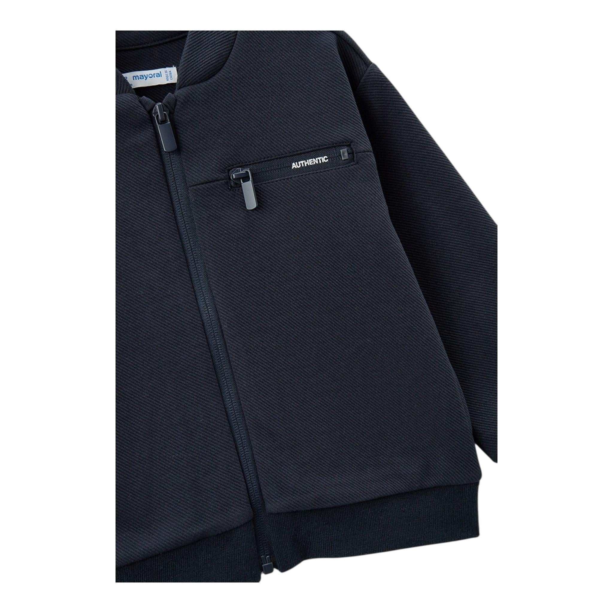 MAYORAL felpa con zip tinta unita Blu per Neonato 4474 BLU MAYORAL 