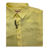 Cesare Paciotti Yellow Solid Color Half Sleeve Shirt for Kids