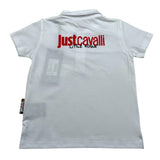 Just Cavalli Polo Mezza Manica Tinta Unita con Stampa per Neonato JIP26102PO BIANCO JUST CAVALLI 