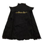 MARC ELLIS maglia mezzo collo tinta unita con logo Nero per Bambina JMJSW00168 NERO MARC ELLIS 