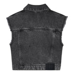 Marc Jacobs Smanicato In Denim Tinta Unita con Brillantini per Bambina W60544 NERO MARC JACOBS 