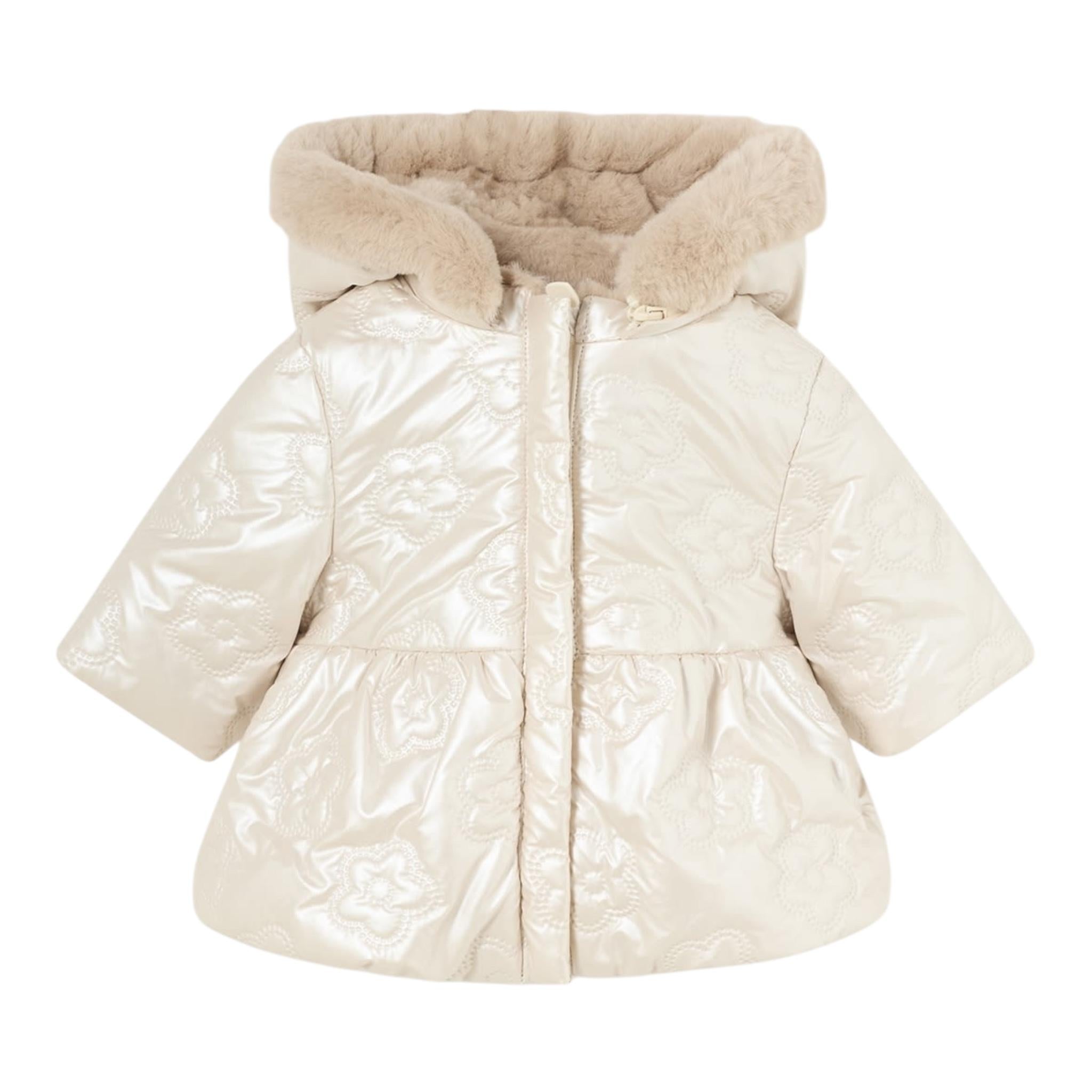 NAIDA giubbino reversibile bicolore con cappucci Beige per Neonata 2454 BEIGE NAIDA 