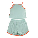 Just Cavalli Completo 2 Pezzi Canotta-Shorts per Bambina JGP26102CJ VERDE ACQUA JUST CAVALLI 