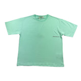 Hinnominate Girls' Mint Logo Solid Color Crew Neck T-Shirt