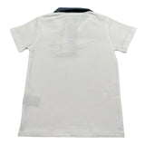Trussardi Polo Mezza Manica Tinta Unita con Colletto In Contrasto per Bambino TBP26037PO BIANCO TRUSSARDI 